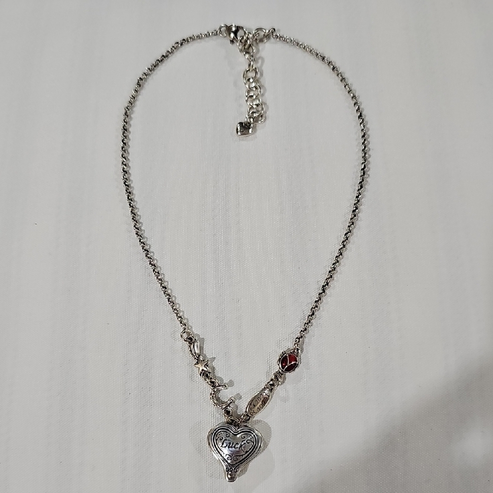 Brighton Silver Heart Pendant Necklace